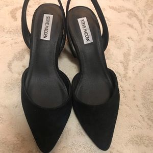 Slingback block heels by Steve Madden 7